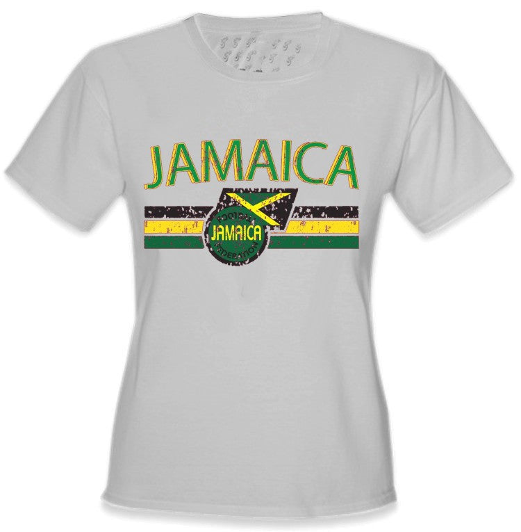 Jamaica Vintage Shield International Girls T-Shirt