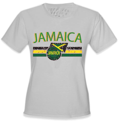 Jamaica Vintage Shield International Girls T-Shirt