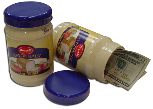 Jar Of Mayonnaise Diversion Can Safe