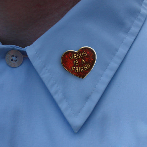 Jesus Is A Friend Lapel Pin