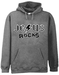 Jesus Rocks Adult Hoodie