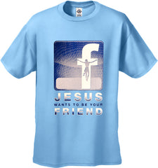 Jesus Wants To Be Your Friend Men's T-Shirt