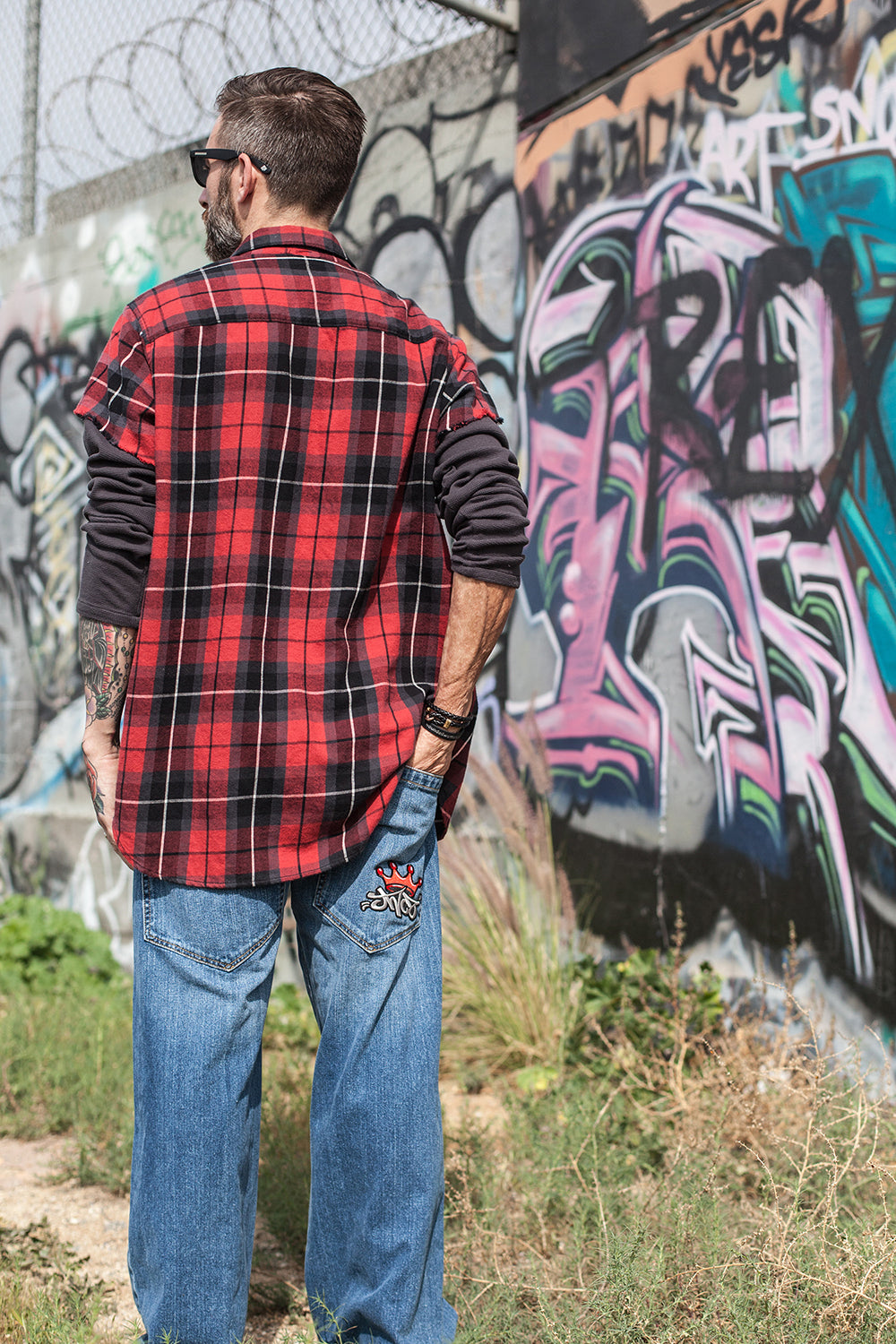JNCO Jeans - JNCO Half Pipes Jeans (Stone Wash)