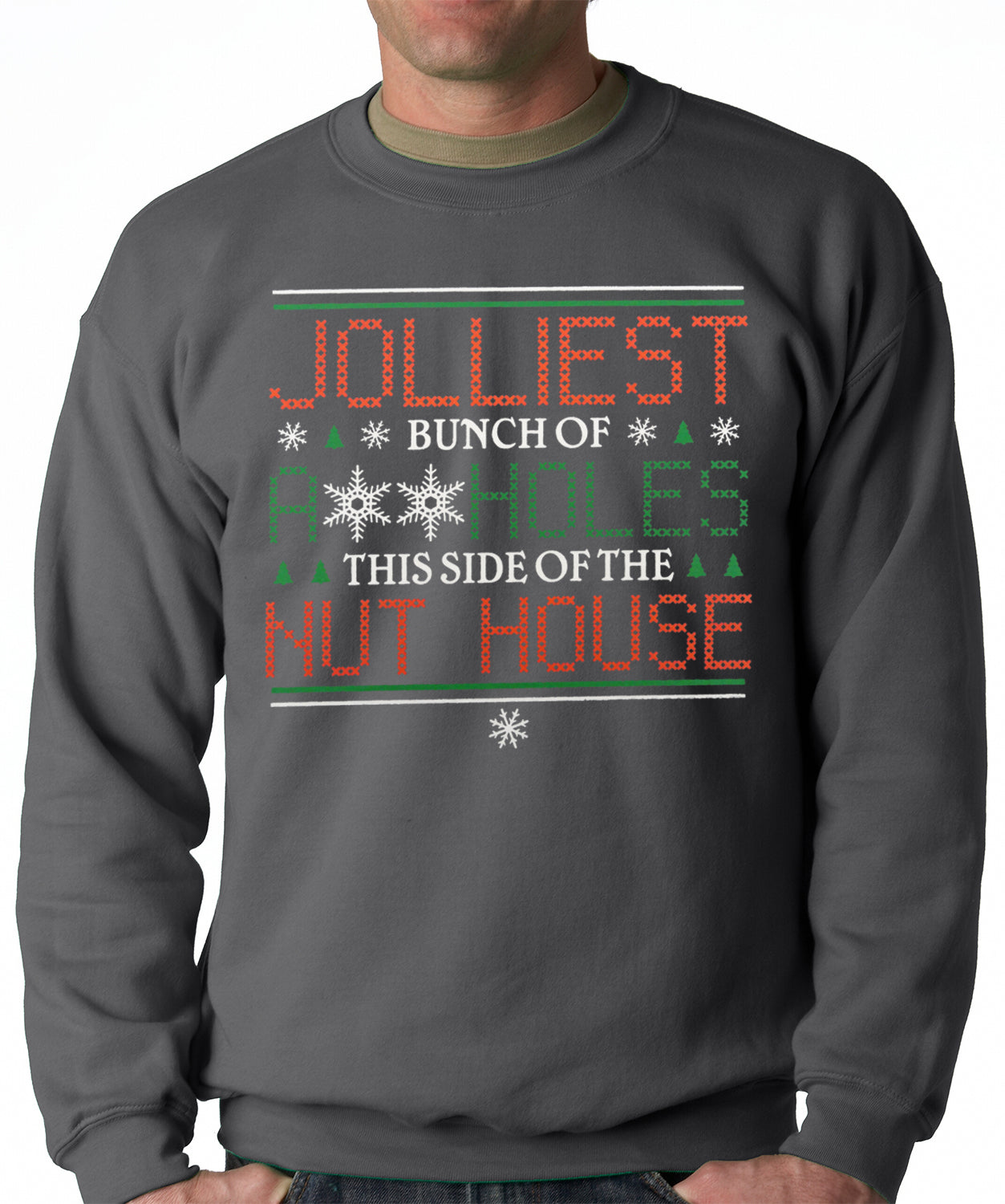 Jolliest A**holes Adult Crewneck