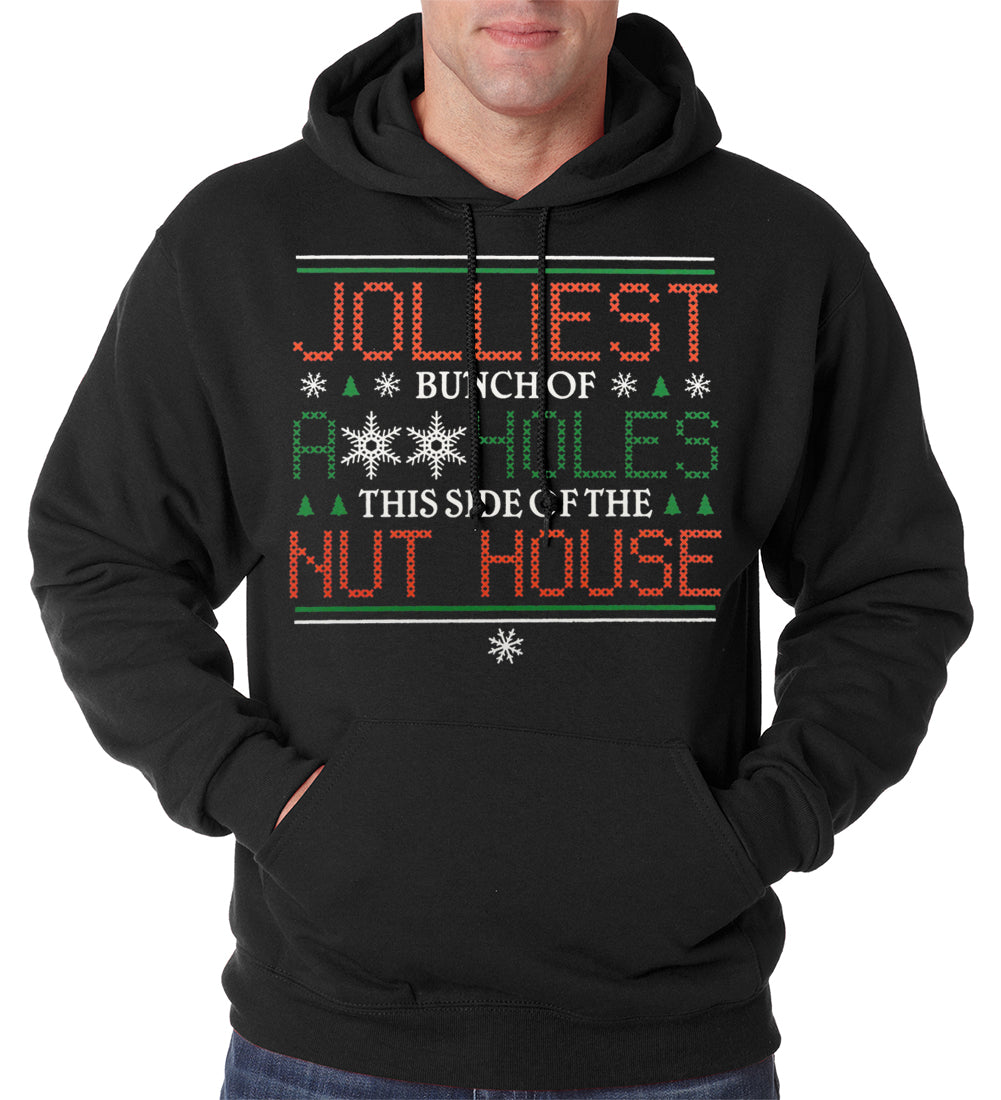Jolliest A**holes Adult Hoodie