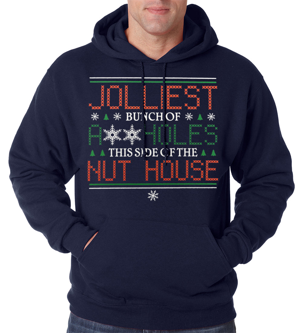 Jolliest A**holes Adult Hoodie