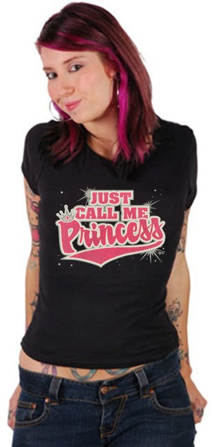 Just Call Me Princess Girls T-Shirt