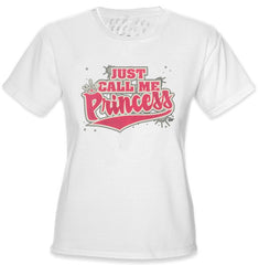 Just Call Me Princess Girls T-Shirt