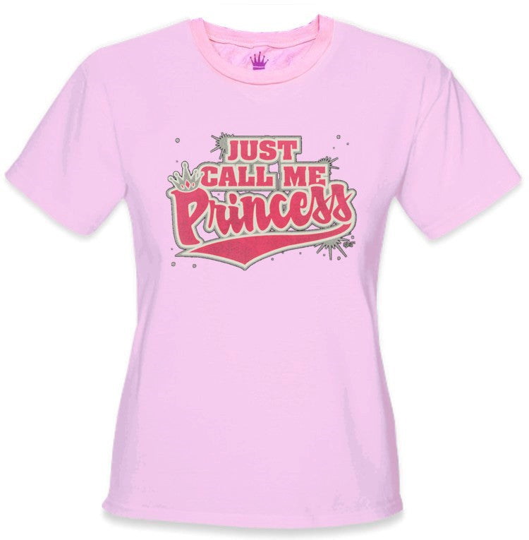 Just Call Me Princess Girls T-Shirt