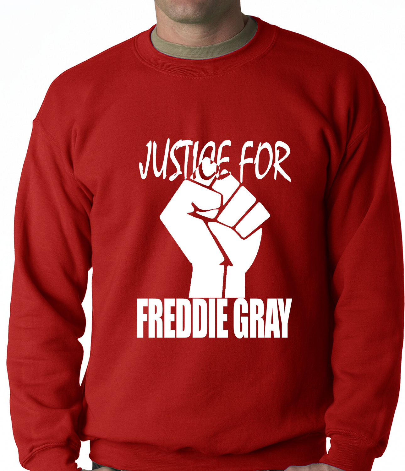 Justice For Freddy Gray Baltimore Protest Adult Crewneck