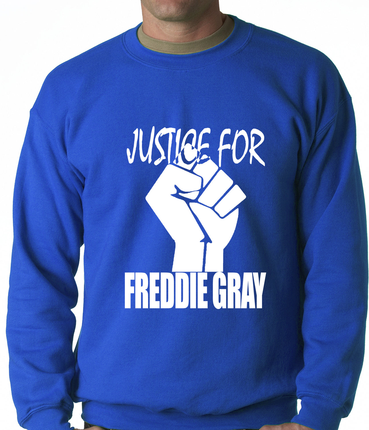 Justice For Freddy Gray Baltimore Protest Adult Crewneck