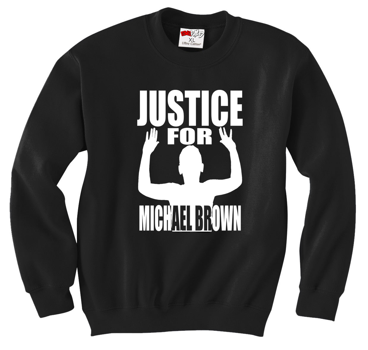 Justice For Michael Brown Crewneck Sweatshirt