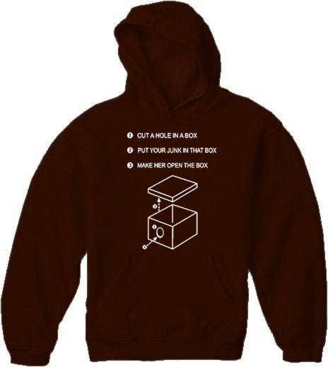 Justin "Hole In A Box" Adult Hoodie