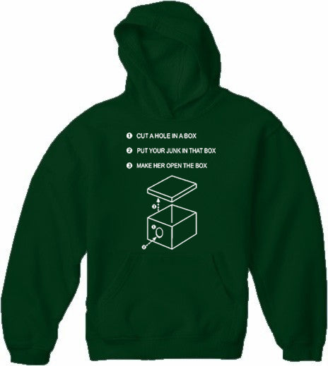 Justin "Hole In A Box" Adult Hoodie