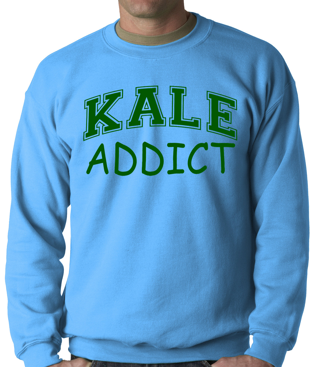 Kale Addict Adult Crewneck