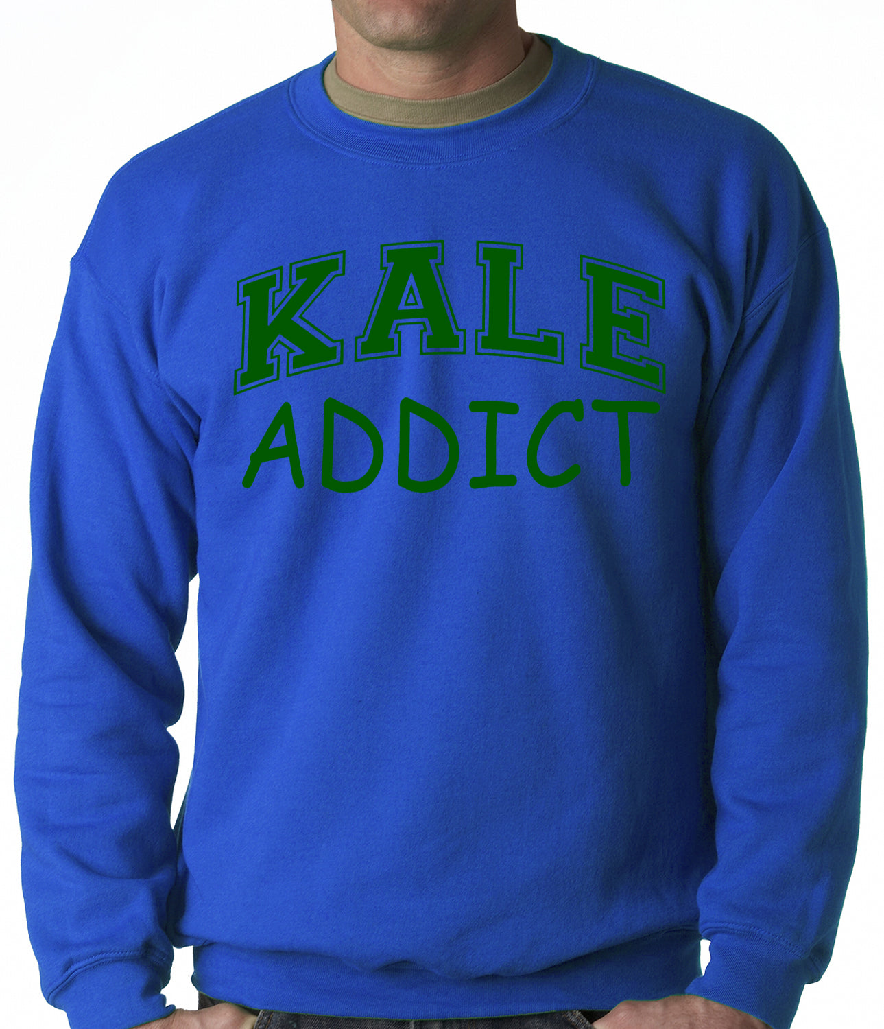 Kale Addict Adult Crewneck
