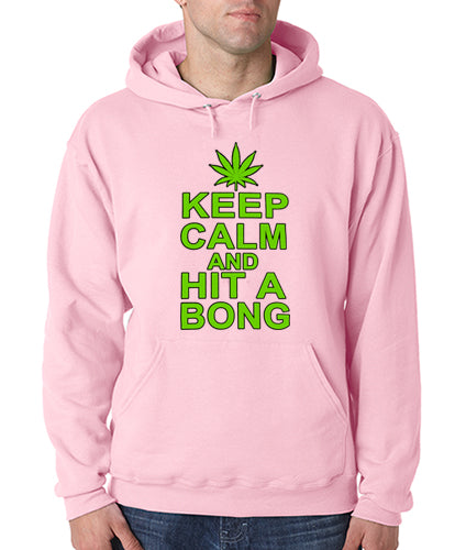 Keep Calm and Hit a Bong Adult Hoodie