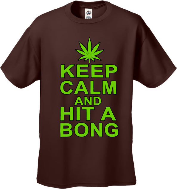Keep Calm and Hit a Bong Men's T-Shirt