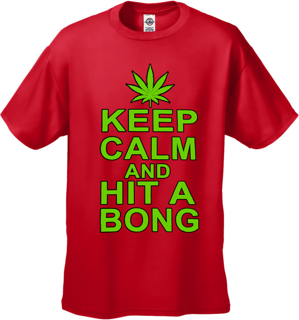 Keep Calm and Hit a Bong Men's T-Shirt