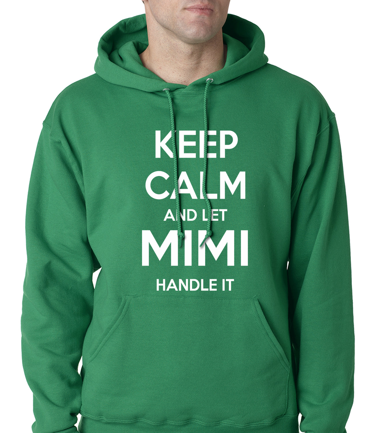 Keep Calm and Let Mimi Handle It Grandmother Adult Hoodie