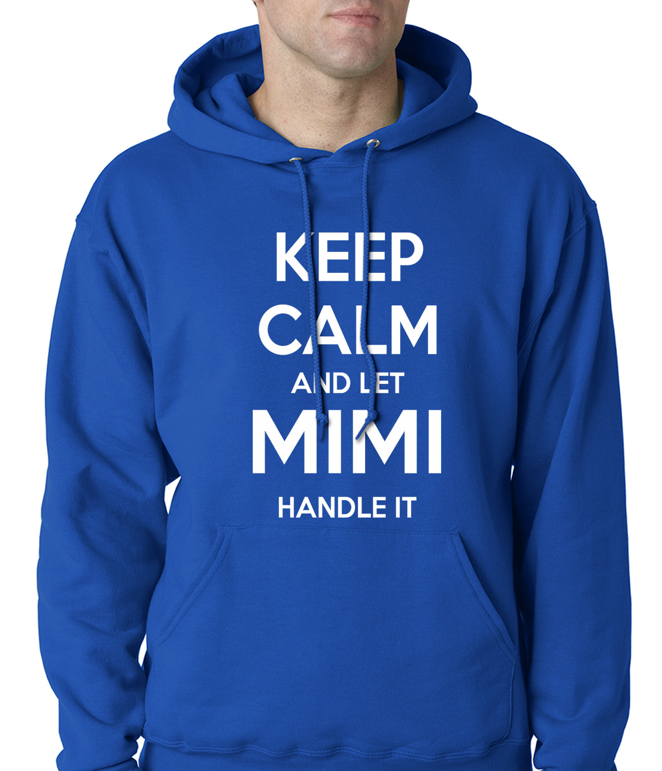 Keep Calm and Let Mimi Handle It Grandmother Adult Hoodie