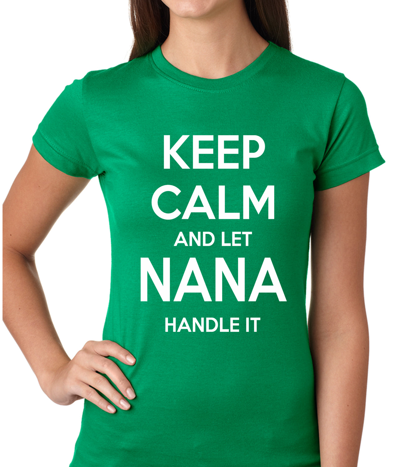 Keep Calm and Let Nana Handle It Girls T-shirt