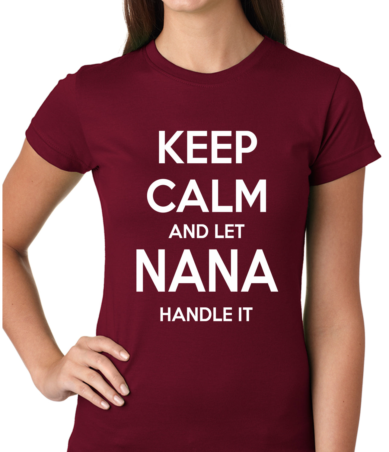Keep Calm and Let Nana Handle It Girls T-shirt
