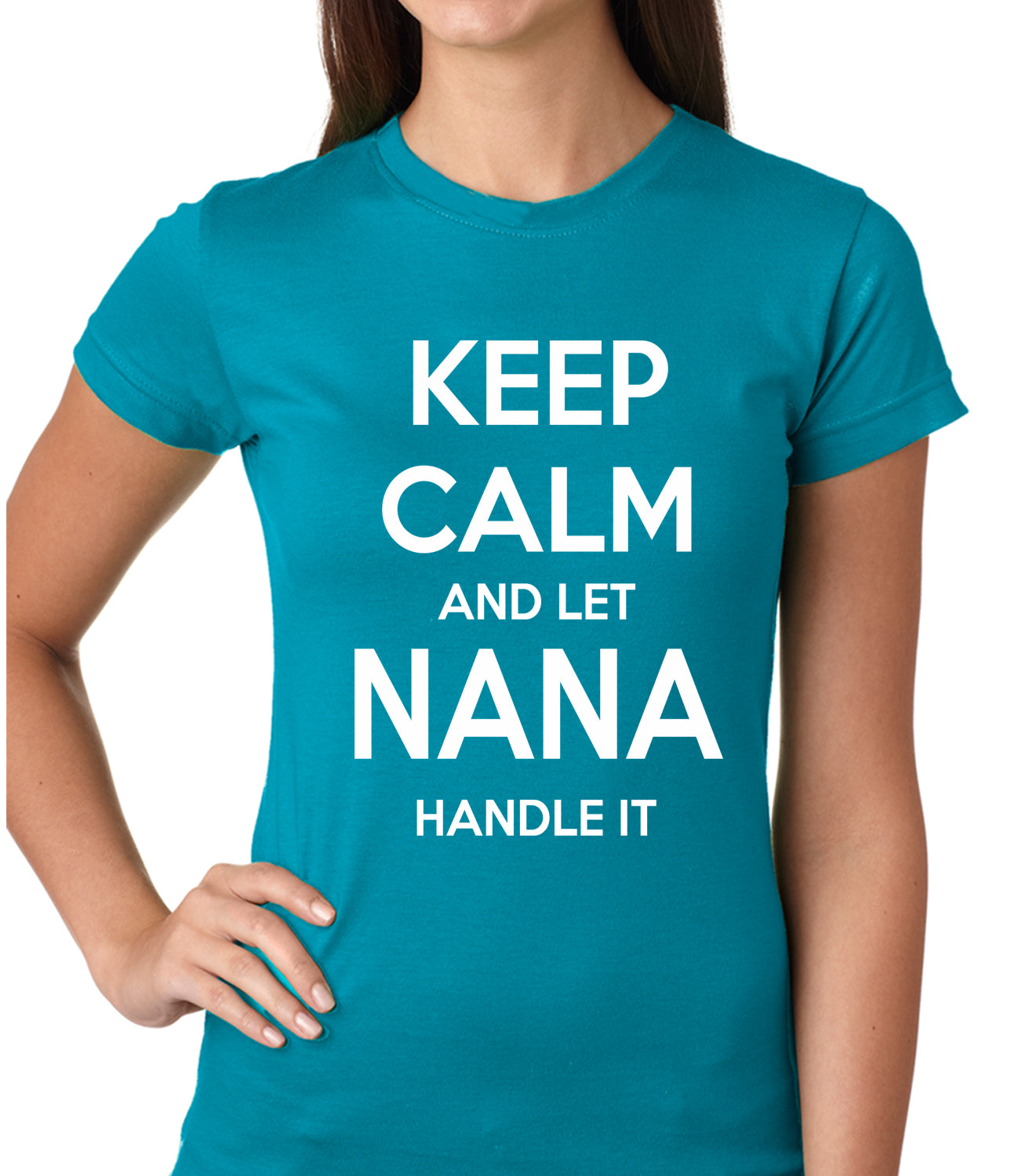 Keep Calm and Let Nana Handle It Girls T-shirt
