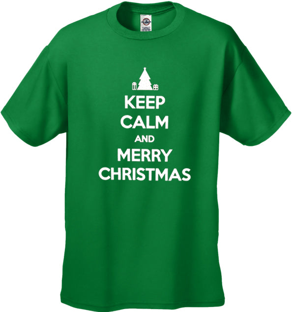 Keep Calm And Merry Christmas Men's T- Shirt