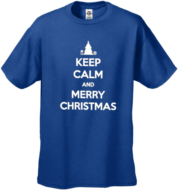 Keep Calm And Merry Christmas Men's T- Shirt