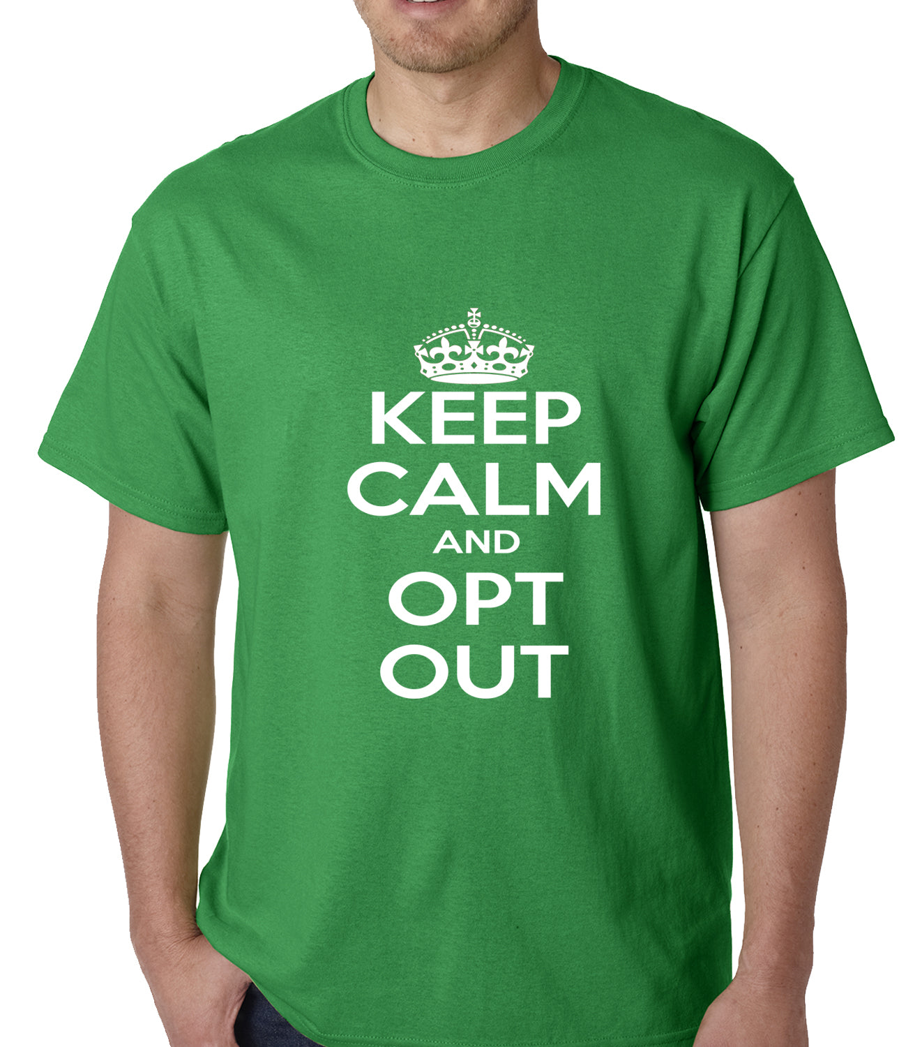 Keep Calm and Opt Out of Common Core Mens T-shirt