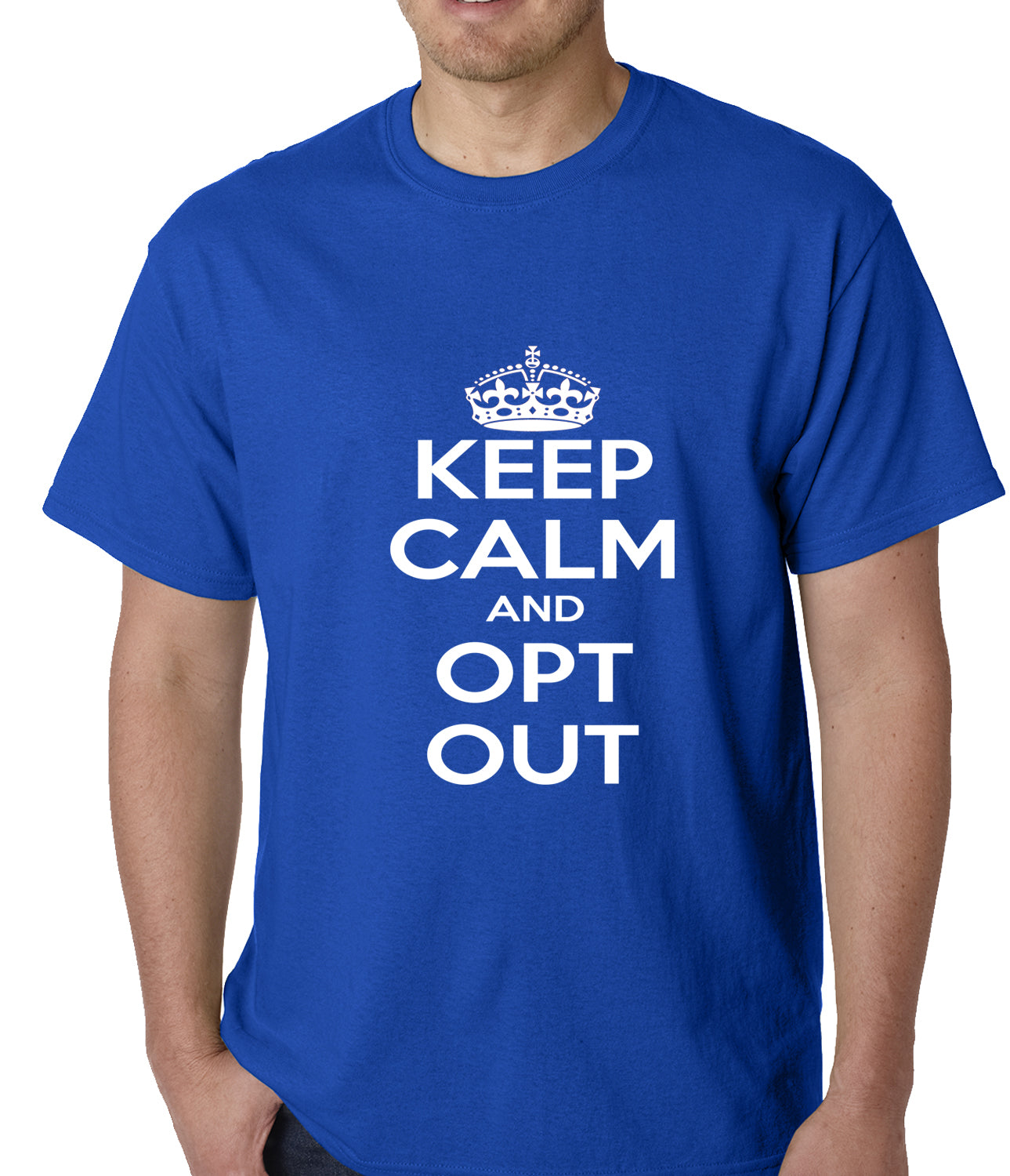 Keep Calm and Opt Out of Common Core Mens T-shirt