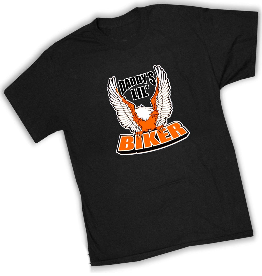 Kids Biker Shirts - Daddy's Lil' Biker Shirt