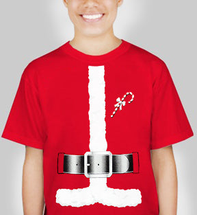 Kids Santa Claus Costume Tuxedo T-Shirt