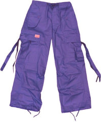 Kids Unisex Basic UFO Pants (Dark Purple)