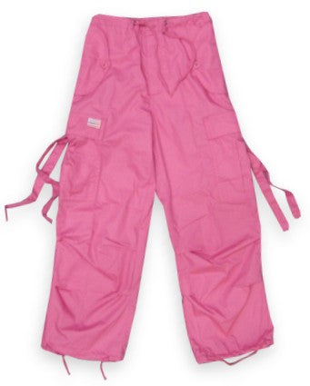 Kids Unisex Basic UFO Pants  (Hot Pink)
