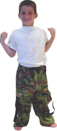 Kids Unisex Basic UFO Pants (Light Blue)