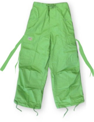 Kids Unisex Basic UFO Pants (Limey Green)