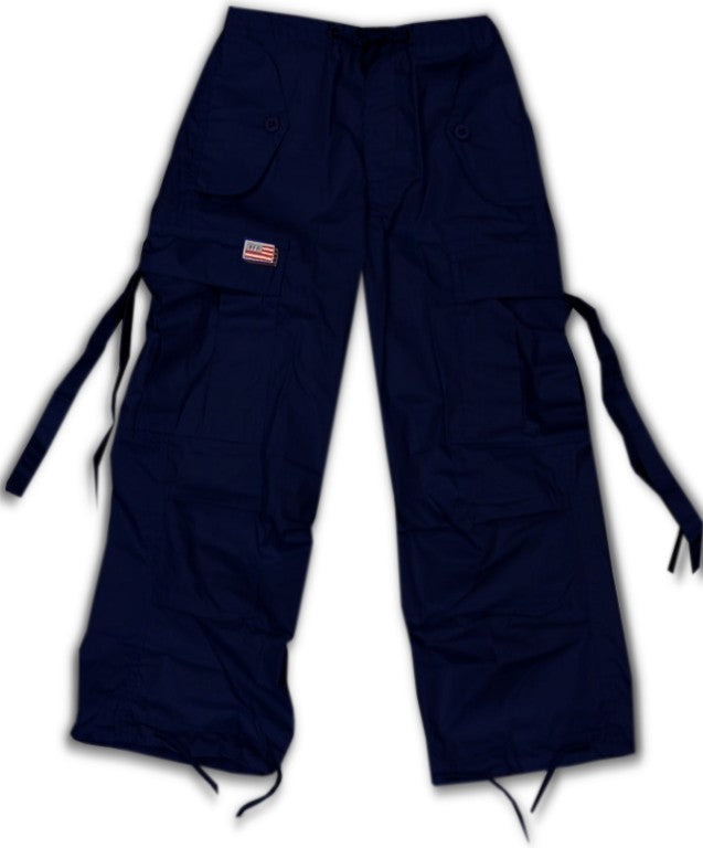 Kids Unisex Basic UFO Pants (Navy Blue)