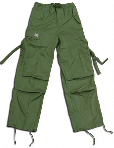 Kids Unisex Basic UFO Pants (Olive Green)