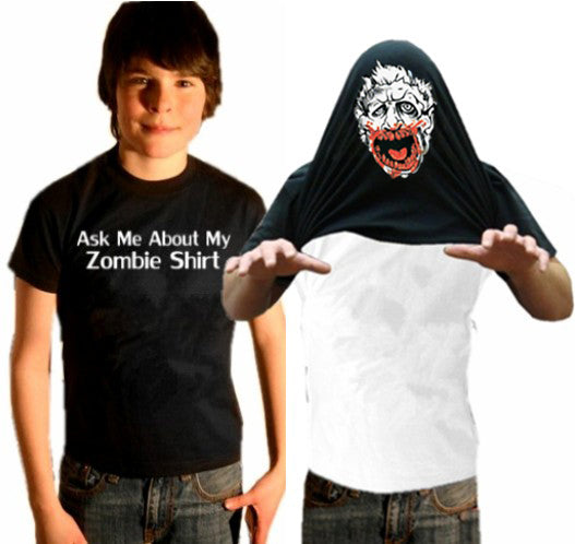 Halloween Costume T-Shirt - Ask Me About My Zombie Shirt Youth T-Shirt