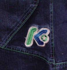Kikwear Jeans - Kikwear 32" Bottom Wide Leg Pants (Blue Denim)