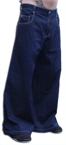 Kikwear Jeans - Kikwear 42" Severe New Skool Cotton Pants (Dark Blue)