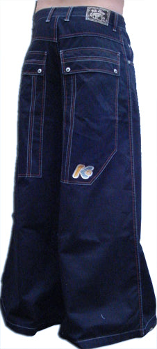 Kikwear Jeans - Kikwear 42" Severe New Skool Cotton Pants (Dark Blue)
