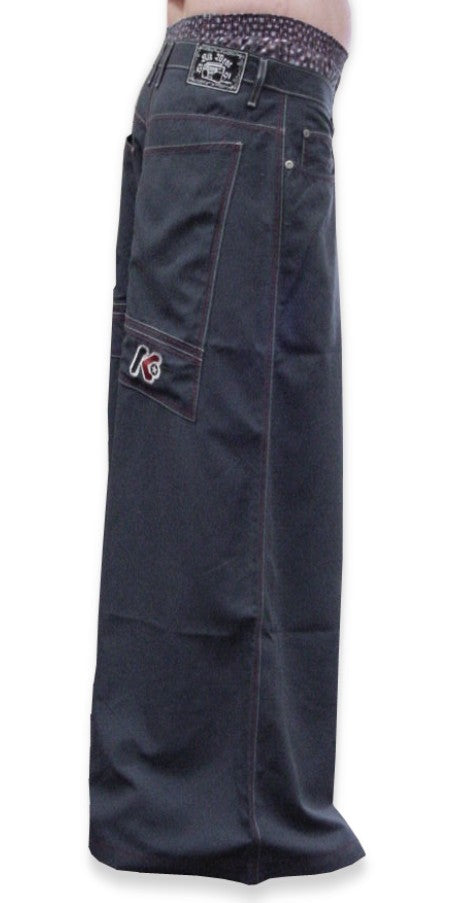 Kikwear Jeans - Kikwear Super Soft 42" Wide Leg Pants (Charcoal)