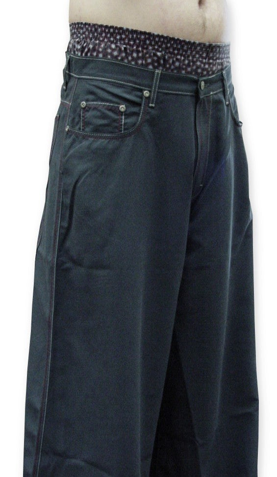 Kikwear Jeans - Kikwear Super Soft 42" Wide Leg Pants (Charcoal)