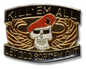 Kill'em All Lapel Pin