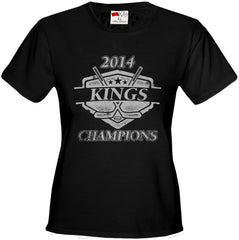 Kings Hockey 2014 Champions Champions Girl's T-Shirt