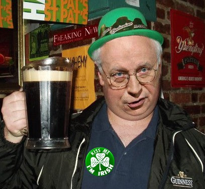 Kiss Me I'm Irish Jumbo 3" Button Pin