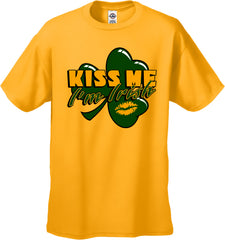 Kiss Me I'm Irish Shamrock Men's T-Shirt